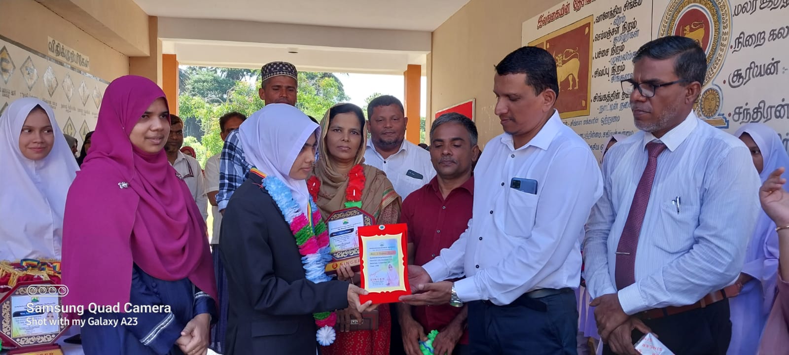 Awarding ceremony of the university  selected students